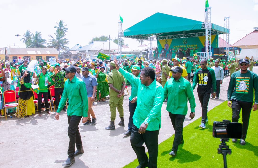 DKT.NCHIMBI AENDELEA KUSAKA KURA ZA USHINDI WA KISHINDO ZA DKT.SAMIA JIJINI DAR ES SALAAM